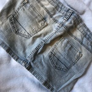 Zara TRF Denim skirt
